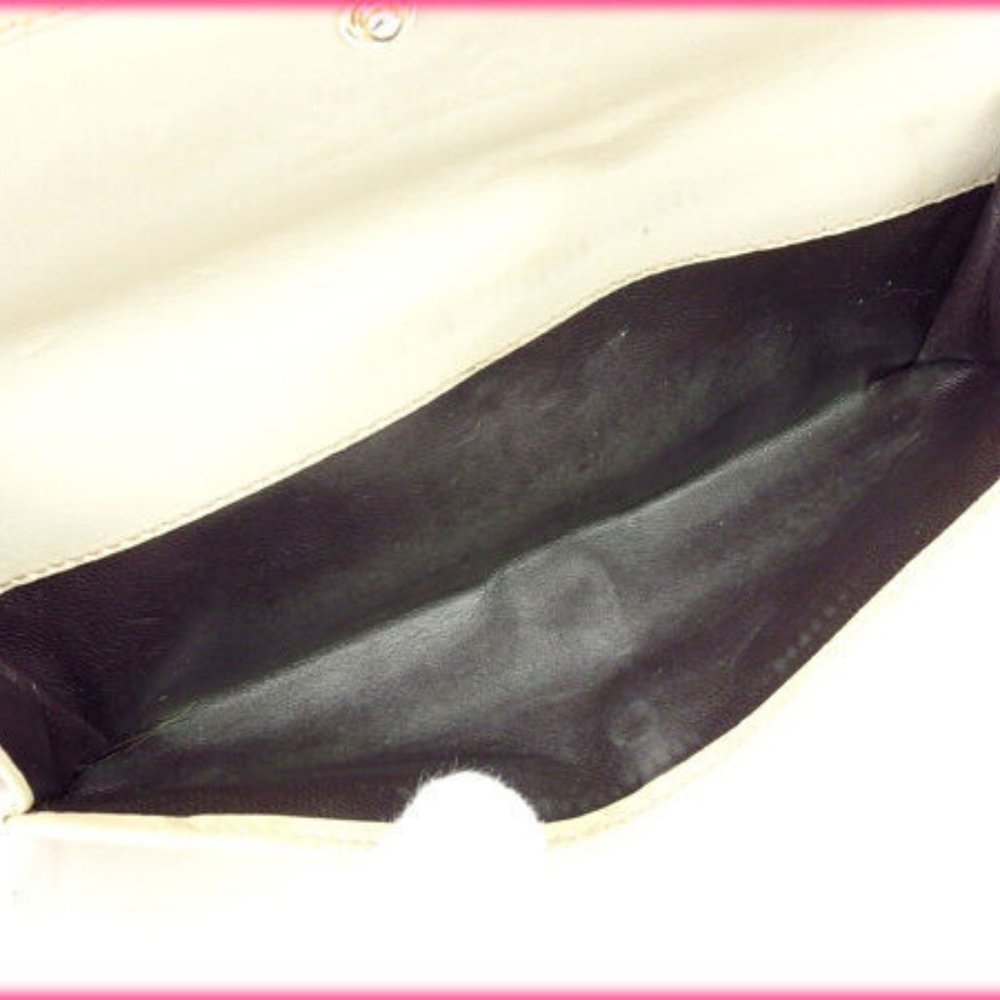 Gucci Wallet Purse Long Wallet Guccissima Beige Woman Authentic Used Y1031 - Picture 5 of 5